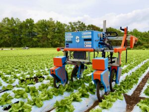 長野県御代田町にて農業ロボット「シンロボ」のデモンストレーションを実施しました